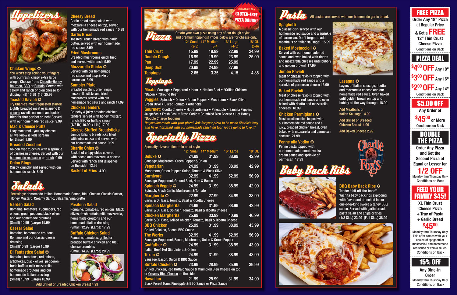 take out menu